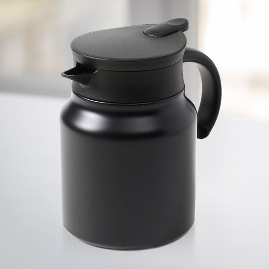 티웨어 이중진공 보온주전자(900ml) (블랙) 차포트