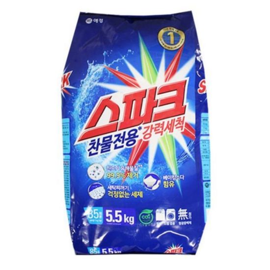 스파크 가루 세탁세제 찬물전용 5.5kg(WCB6A05)