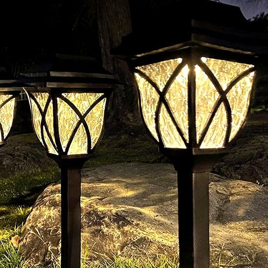 [솔라가든] LED 태양광 정원등 2p세트 H-5(웜색) 잔디