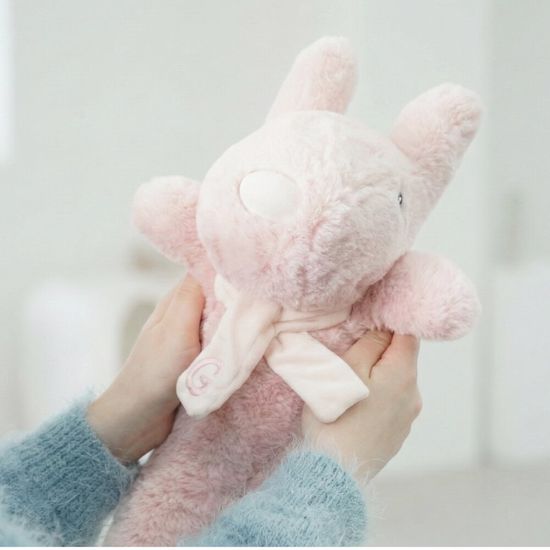 가스파드와 리사 핑크 씨팅 중형 봉제 인형 캐릭터 