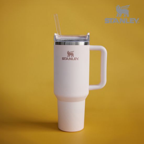 스탠리 퀜처 H2.0 플로우스테이트 40oz 로즈쿼츠