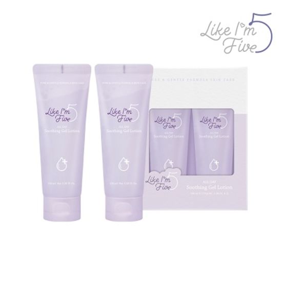 라이크아임파이브 올데이 수딩 젤 로션(100mlx2개)