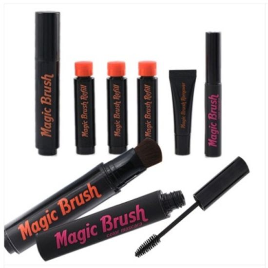 [매직뿌리] 매직 새치붓 6종세트 (자연갈색/블랙)