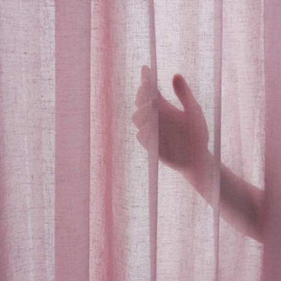 베이직 린넨 쉬폰 커튼 - 핑크 시리즈