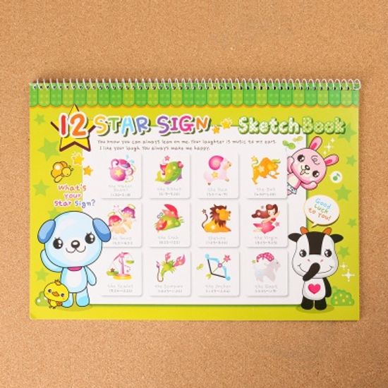 8절 캐릭터 스케치북 /신학기 어린이스케치북