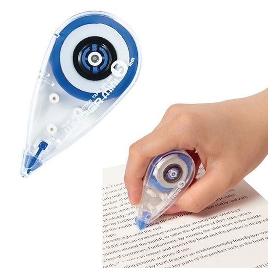 플러스 7M 휴대용 화이퍼 미니 수정테이프 WH-505 1개