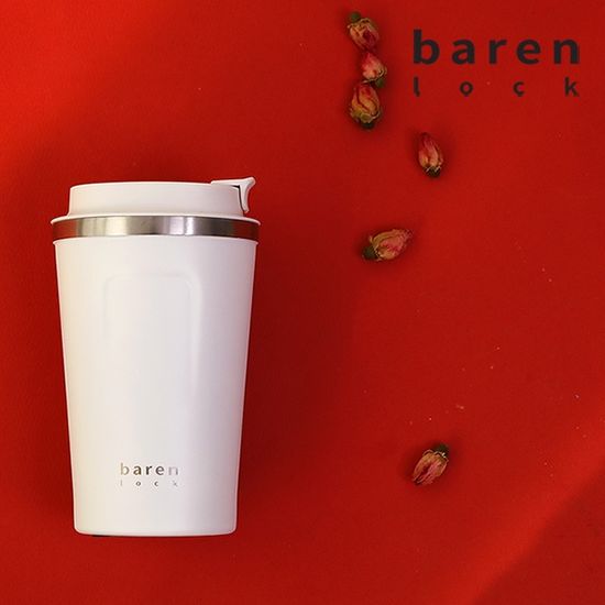 바른락 라트비아 진공 스텐 텀블러 350ml (화이트)