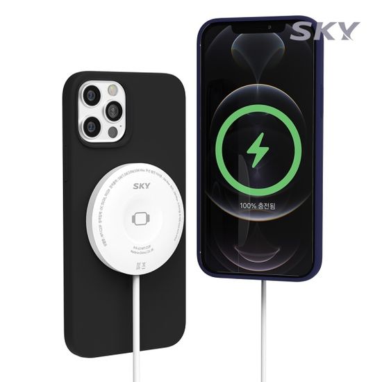 스카이 필 아이폰 애플워치 2in1 맥세이프 무선충전기