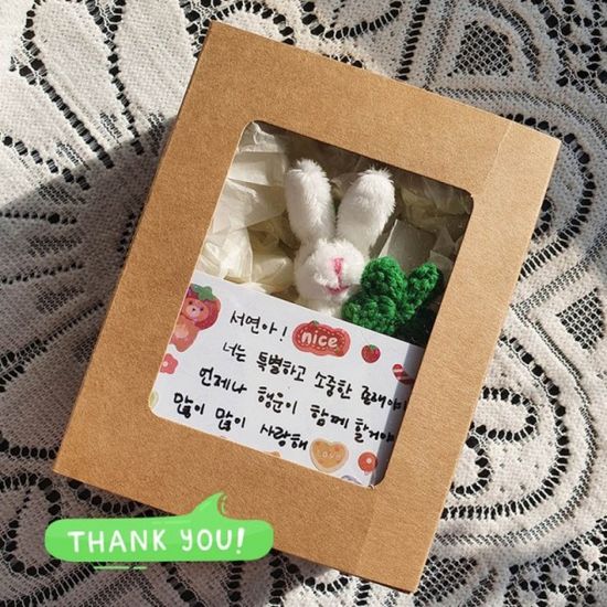 행운의 토끼 인형 시험 수능 응원 선물 키링 [럭키 래