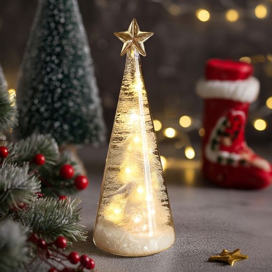  크리스마스 트리 크리스탈 LED 무드등 LCM-GT02