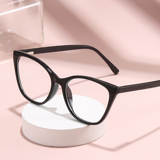 블루라이트 차단 캣아이 뿔테 안경 여성 패션 안경테