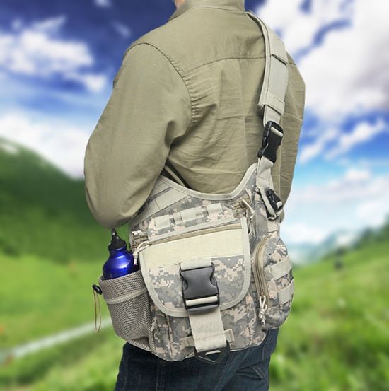 밀리터리 슬링백 네임택 여행용가방