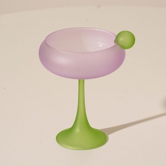 버블 고블렛 글래스 와인잔 위스키 칵테일 유리잔