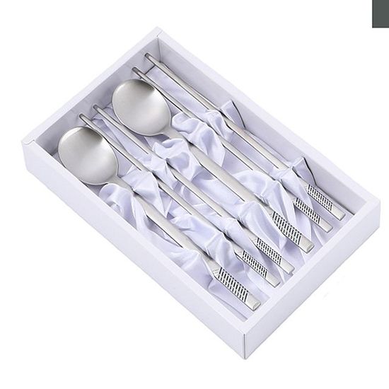 체크부부수저세트 신혼부부 혼수용품 홈세트(W05C553)