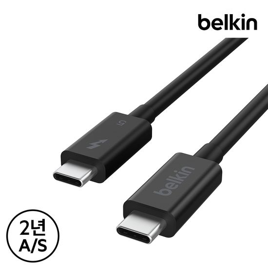벨킨 썬더볼트 5 케이블 240W 데이터 전송 INZ005qc1M