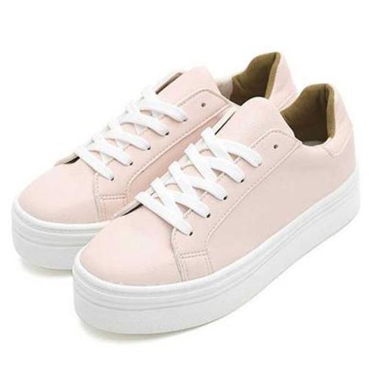 Woman daily 키높이 캔버스화 굽4cm 3color CH1698172