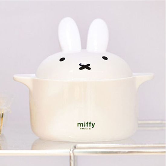 미피 화이트 도자기 계란찜 미니찜기C6260*