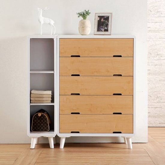 넬리 심플 수납 서랍장 세트 1100 (착불)