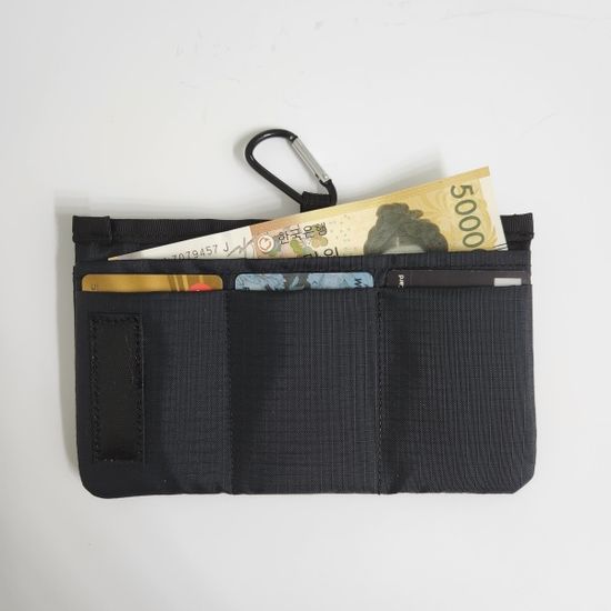 [10%할인] 3차 콤마스 미니지갑 /블랙