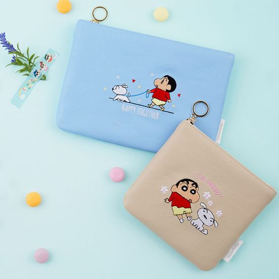 짱구는못말려 심플 파우치 M