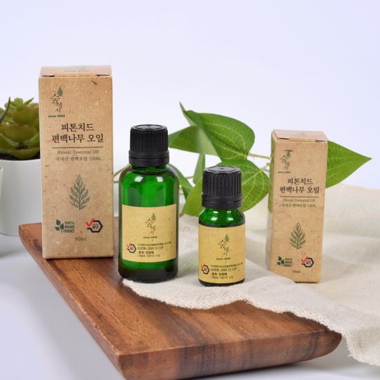 숲에서 제주산 편백나무 오일 10ml /피톤치드 산림욕