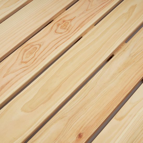 프리미엄 편백나무 자연 원목 나무 베란다 욕실발판