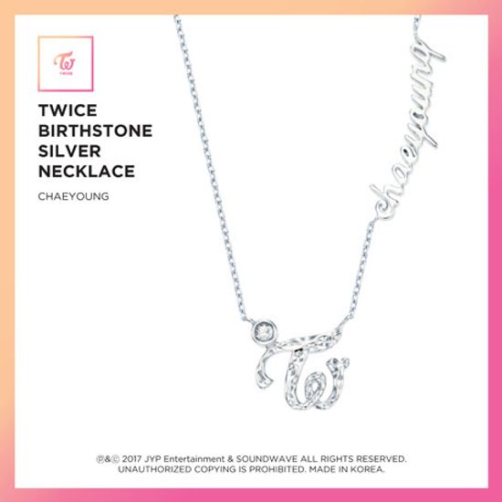 CHAEYOUNG(채영) - BIRTHSTONE SILVER NECKLACE: JEWELRY COLLECTION [한정판]