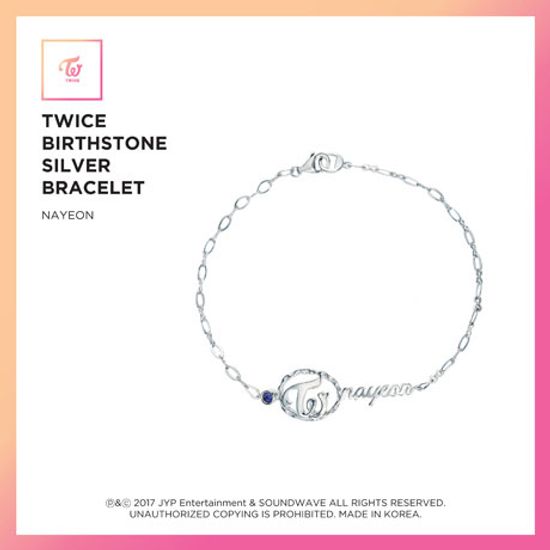 NAYEON(나연) - BIRTHSTONE SILVER BRACELET: JEWELRY COLLECTION [한정판]