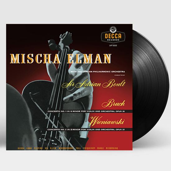 BRUCH & WIENIAWSKI VIOLIN CONCERTOS/ ADRIAN BOULT [브루흐, 비에냐브스키: 바이올린 협주곡 - 미샤 엘만] [ANALOGPHONIC 180G LP]