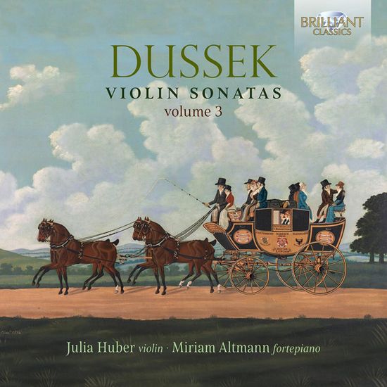 VIOLINSONATEN VOL.3/ JULIA HUBER, MIRIAM ALTMANN [두세크: 바이올린 소나타 - 줄리아 후버 바르제카, 미리암 알트먼 로제]