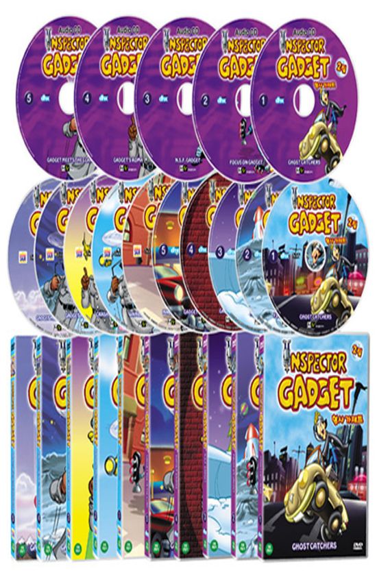 형사 가제트 1+2집 15종세트 [10DVD+5CD] [INSPECTOR GADGET]