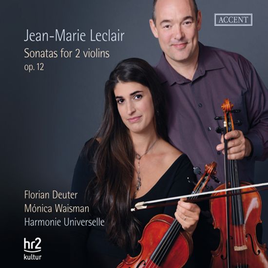 SONATAS FOR 2 VIOLINS OP.12/ FLORIAN DEUTER, MONICA WAISMA [르클레르: 두 대의 바이올린을 위한 소나타]