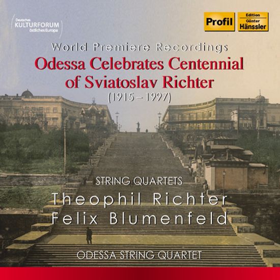 ODESSA CELEBRATES CENTENNIAL OF SVIATOSLAV RICHTER: STRING QUARTETS/ ODESSA STRING QUARTET [테오필 리히테르 & 블루멘펠트: 현악4중주]