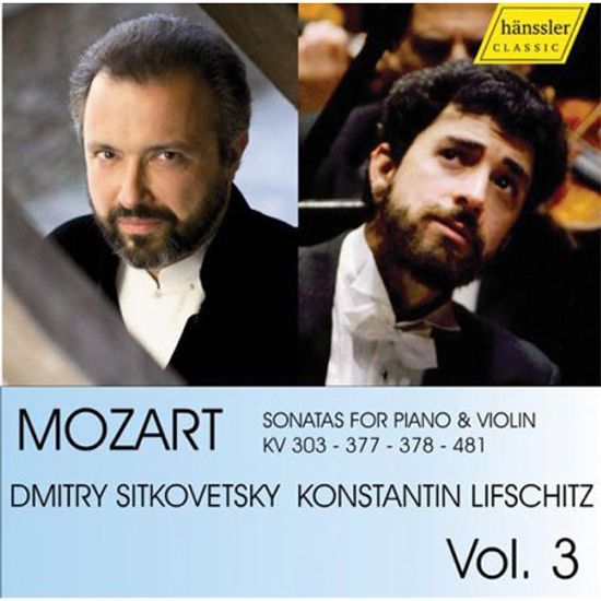 SONATAS FOR PIANO & VIOLIN KV 303,377,378,481/ DIMITRY SITKOVETSKY, KONSTANTIN LIFSCHITZ