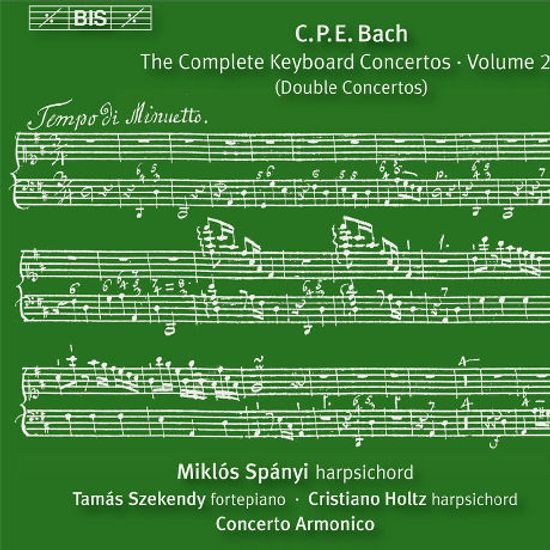 THE COMPLETE KEYBOARD CONCERTOS VOL.20/ MIKLOS SPANYI, PETER SZUTS [C.P.E. 바흐: 키보드 협주곡 20집]