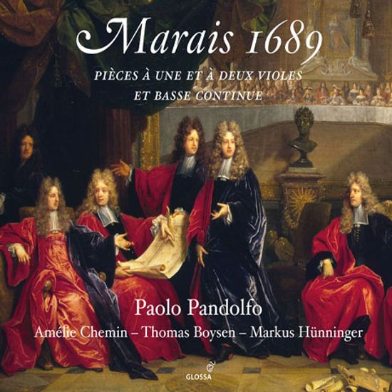 MARAIS 1689: PIECES FOR ONE AND TWO VIOLS AND BASS CONTINUO/ PAOLO PANDOLFO [마레: 1689년 - 한대와 두대의 비올을 위한 작품집]