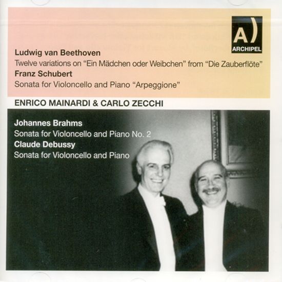 CELLO WORKS: BEETHOVEN, SCHUBERT, BRAHMS, DEBUSSY/ CARLO ZECCHI