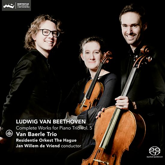 COMPLETE WORKS PIANO TRIO VOL.5/ VAN BAERLE TRIO , JAN WILLEM DE VRIEND [SACD HYBRID] [베토벤: 삼중 협주곡, 피아노 트리오 E플랫장조 - 판 베를레 트리오]