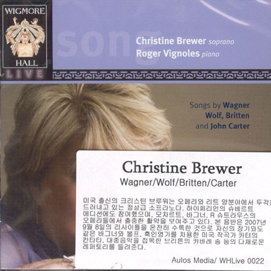 WAGNER/ WOLF/ BRITTEN/ CARTER