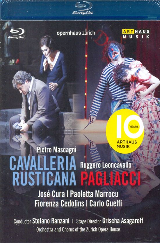 CAVALLERIA RUSTICANA & PAGLIACCI/ JOSE CURA, STEFANO RANZANI [블루레이 전용플레이어 사용]