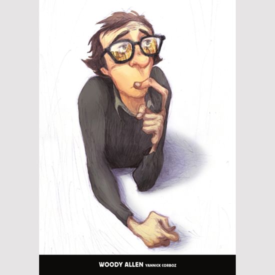 우디 앨런 & 야닉 코르보 [50*70] [포스터+지관통]