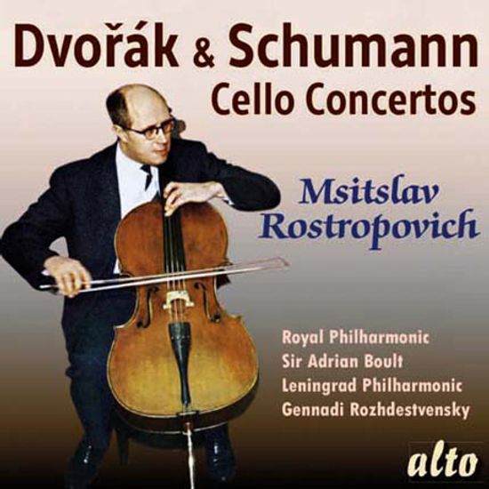 CELLO CONCERTOS/ MSTISLAV ROSTROPOVICH, GENNADI ROZHDESTVENSKY [드보르작 & 슈만: 첼로 협주곡]