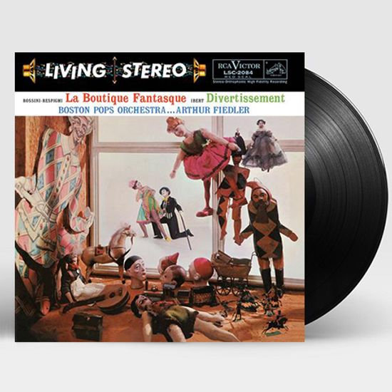 LA BOUTIQUE FANTASQUE & DIVERTISSEMENT/ ARTHUR FIEDLER [로시니-레스피기: 이상한 가게 & 이베르: 디베르티스망 - 아서 피들러] [200G LP]