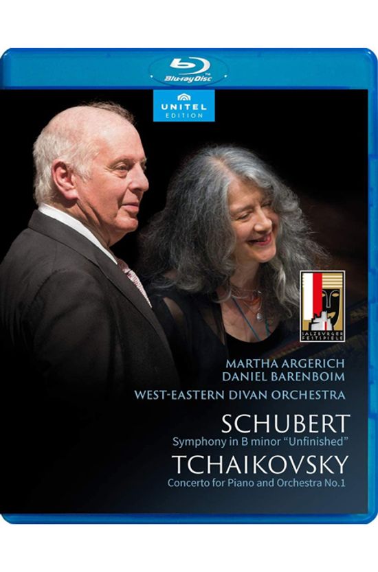 SYMPHONY NO.8 & PIANO CONCERTO NO.1/ MARTHA ARGERICH/DANIEL BARENBOIM [슈베르트: 교향곡 8번 미완성 & 차이코프스키: 피아노 협주곡 1번 - 아르헤리치, 바렌보임]