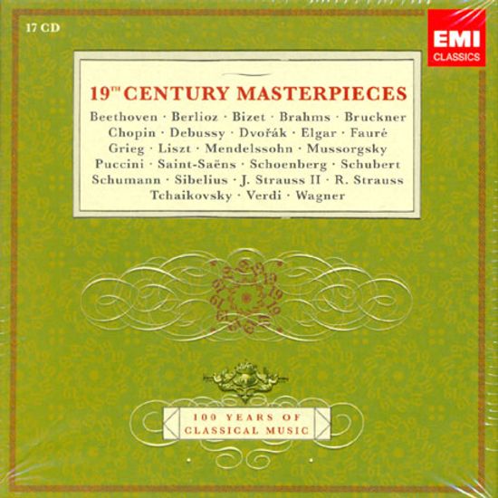 19TH CENTURY MASTERPIECES: 100 YEARS OD CLASSICAL MUSIC [BOX SET]