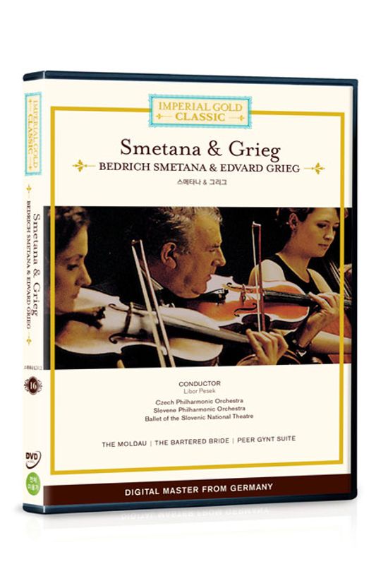 임페리얼 골드 클래식 16: 스메타나 & 그리그 [THE MOLDAU & PEER GYNT SUITE/ LIBOR PESEK]