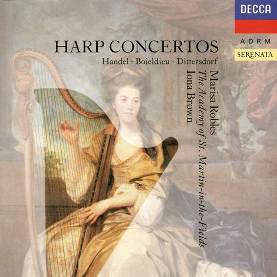 HARP CONCERTOS/ IONA BROWN [헨델, 부아엘디, 디터스도프: 하프 협주곡집 - 마리사 로블레스]