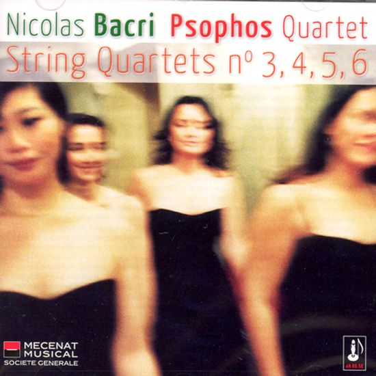 STRING QUARTETS NO 3,4,5,6/ PSOPHOS QUARTET