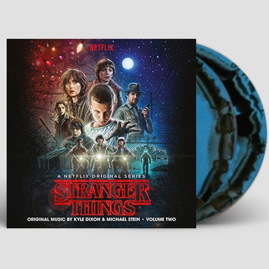 STRANGER THINGS SEASON 1 - VOLUME 2 [BLUE & BLACK SWIRL] [LP] [기묘한 이야기 시즌 1-2]