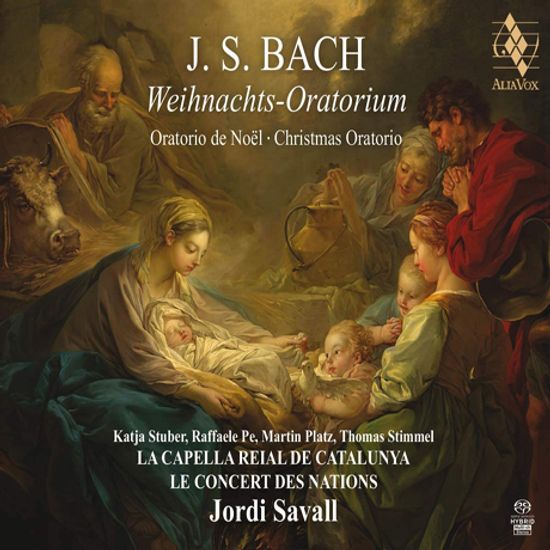 WEIHNACHTS-ORATORIUM/ LE CONCERT DES NATIONS, JORDI SAVALL [SACD HYBRID] [바흐: 크리스마스 오라토리오 - 르 콩세르 드 나시옹, 조르디 사발]